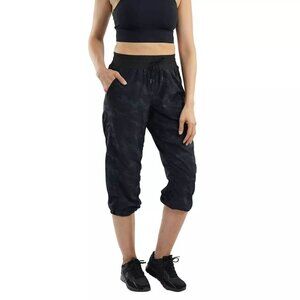 Black Nwt Spyder Ladies' Active Woven Capri